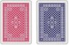 Copag Pinochle 100% Plastic Playing Cards -  Pinochle, Regular Index, Red/Blue 2 Deck Set
